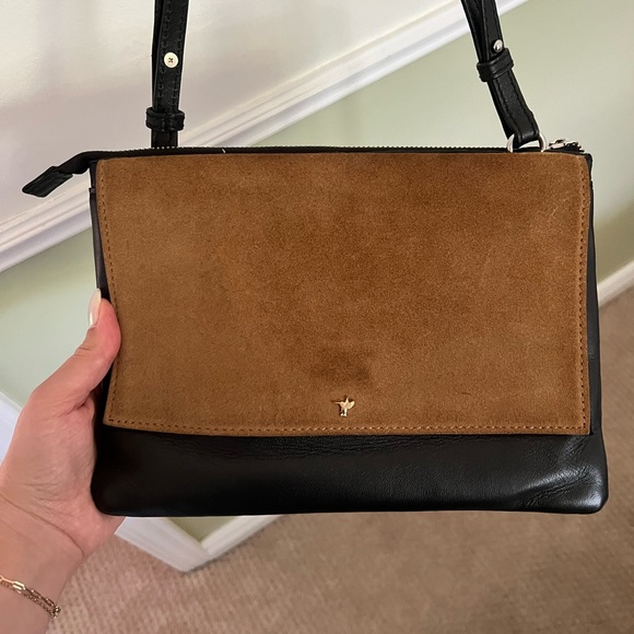 Zara Leather & Suede Crossbody Bag - Picture 4 of 12